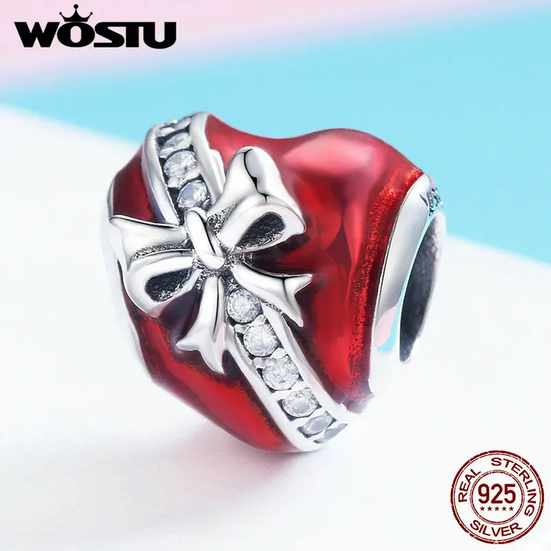 Бусина-Шарм сердце для браслета