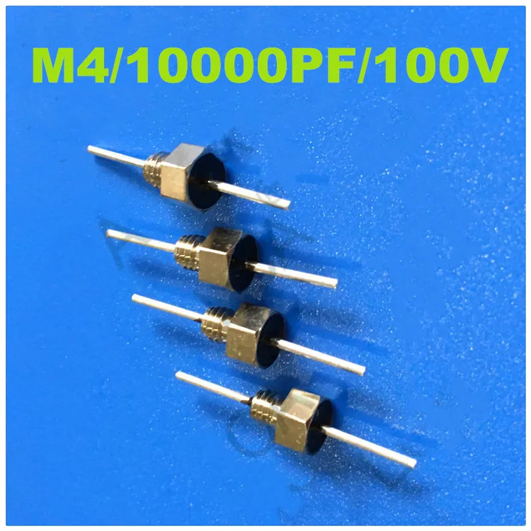 (100 шт.) M4 10000PF 100V 10A 103 Emi фильтры Проходные Конденсаторы|Коннекторы и разъёмы| |