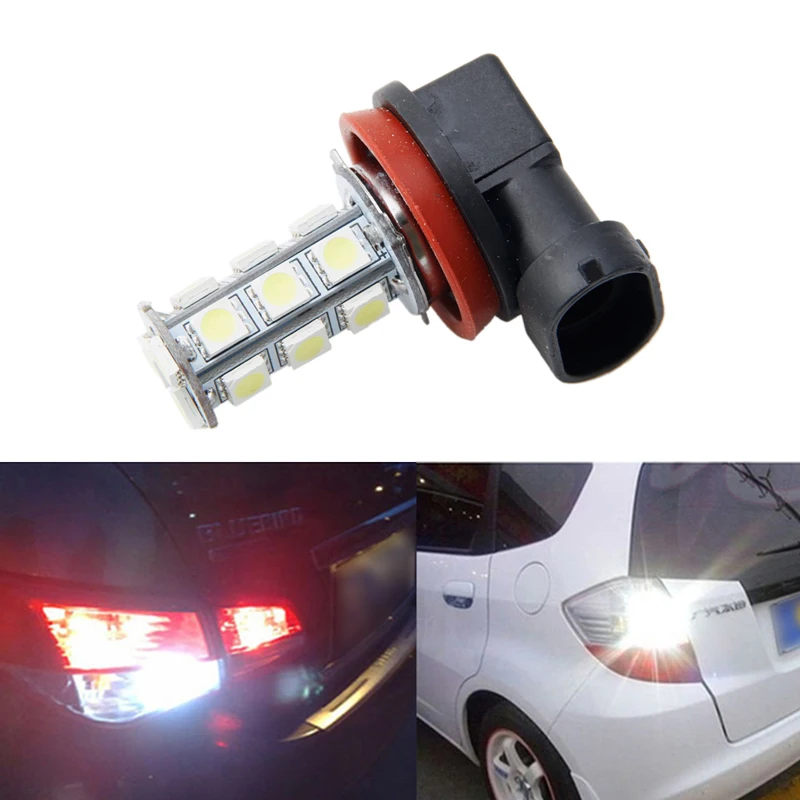 1x H11 5050 18LED 7000K дневные ходовые огни 12V Белый RV Кемпер головной светильник