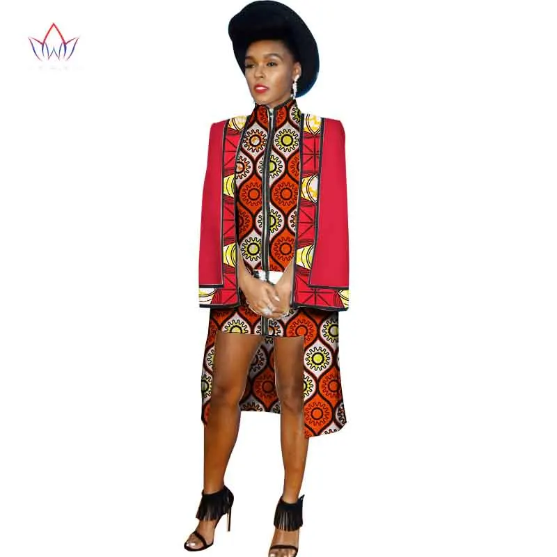 Осенняя модная африканская одежда bazin riche femme Africaine Печатный воск Дашики платье с шалью африканская одежда WY1222