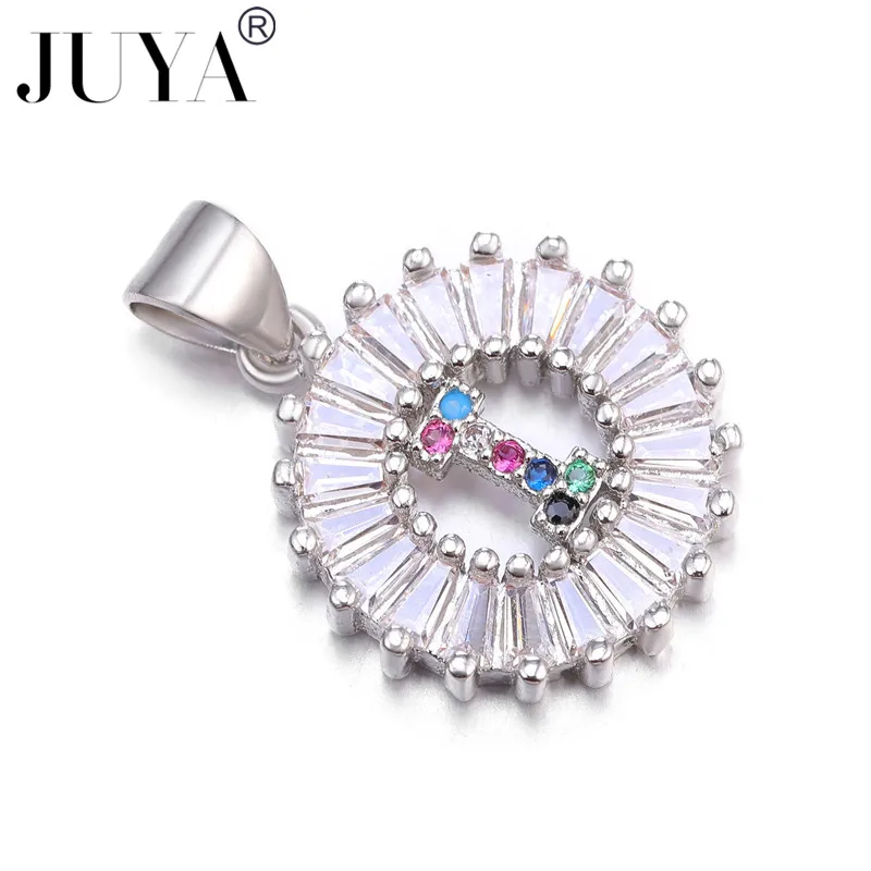 Luxury 26 letter pendant necklace Ladies Men's AAA zirconium stone chain mosaic CZ crystal jewelry gift | Украшения и