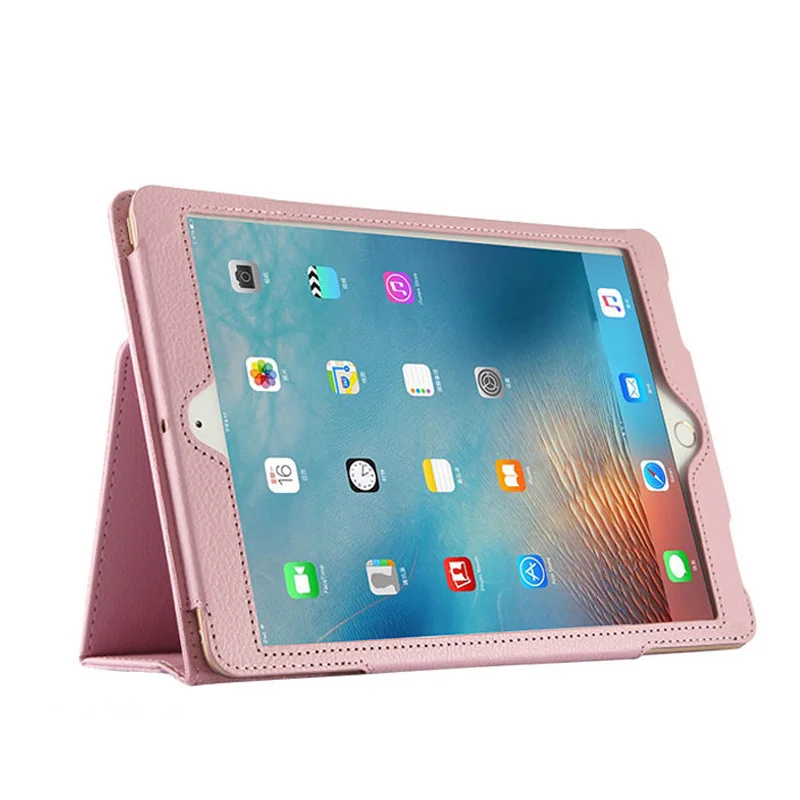 Личи поверхность Флип PU кожаный чехол для Apple Новый iPad 2017 (1822 1823) 9 7 с Retina