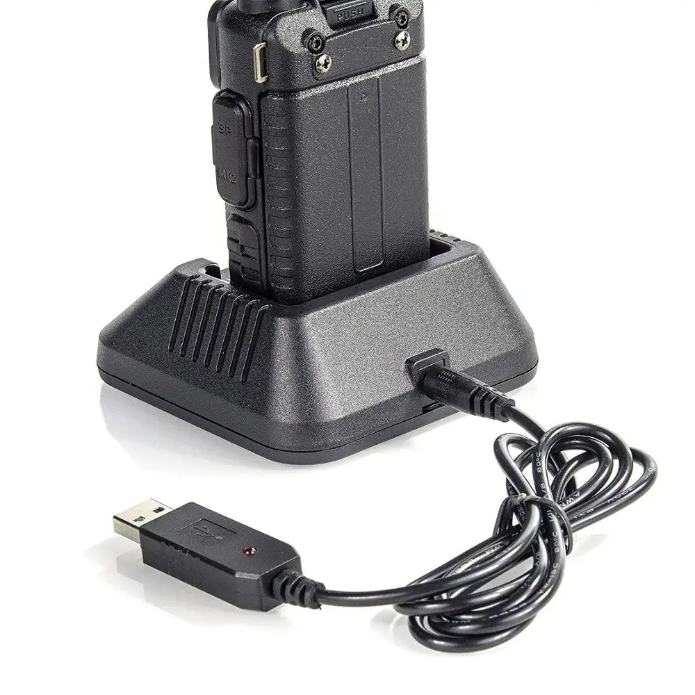 USB кабель для зарядки Baofeng портативная рация 5 В до 9 в UV5R UV82 CB радио зарядка|Рации| |