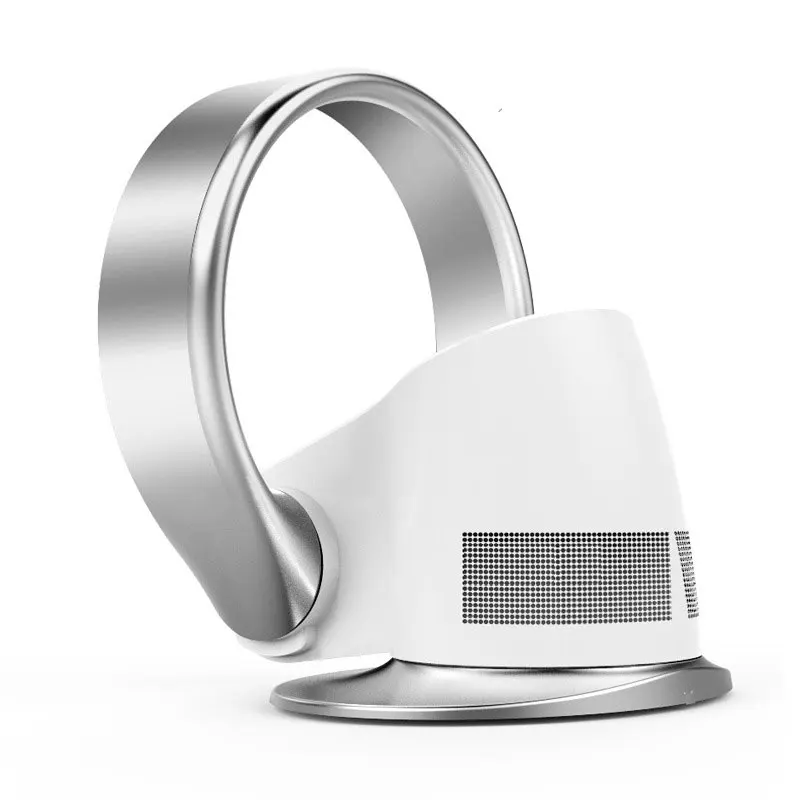 US Plug-White Многофункциональный intellegenent Bladeless Mute Fan кондиционер охлаждающий вентилятор с пультом дистанционного управления - Цвет: US Plug-White