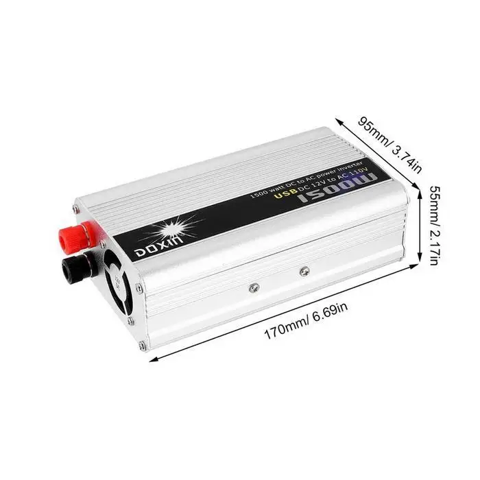 DC 12 V в AC 110 портативный автомобильный инвертор 14 16 0 40 градусов Цельсия зарядное