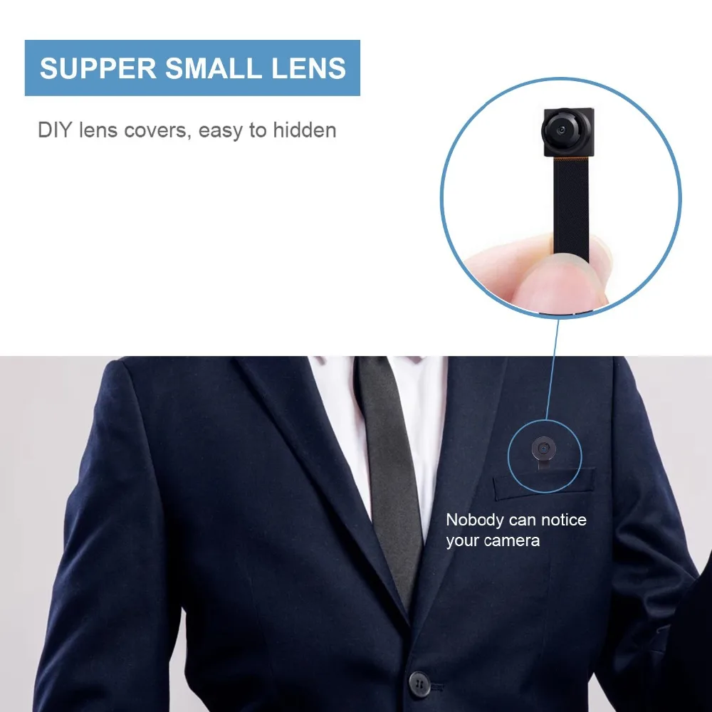 HD 1080P DIY портативная WiFi IP мини камера P2P беспроводная микро веб-камера видеокамера