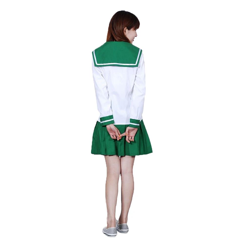 Brdwn Inuyasha женская школьная форма Higurashi Kagome матросские Костюмы косплей костюм