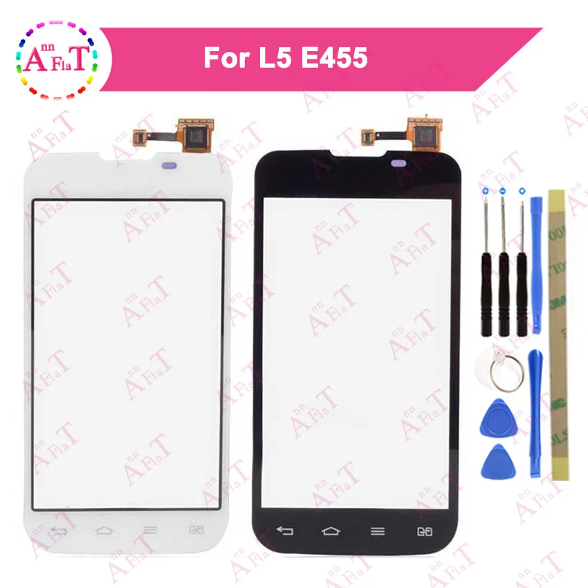 4.0 &quotдля LG Optimus L5 II Dual E455 сенсорный экран дигитайзер датчик внешнее стекло панель