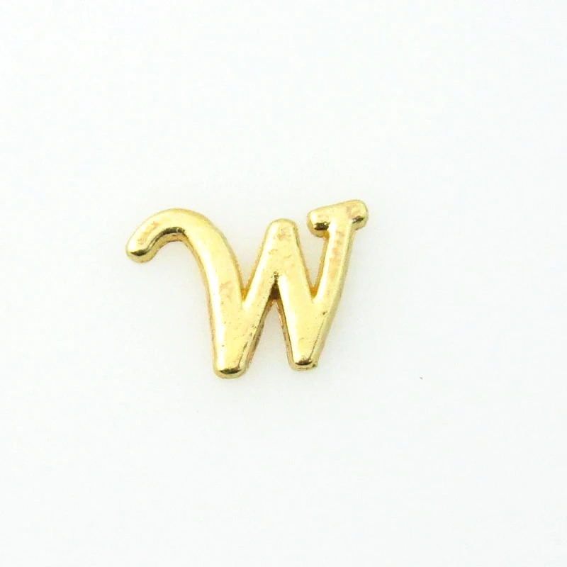 Wholesale 260pcs/lot Gold A-Z alphabet floating charms letter for glass locket pendant | Украшения и аксессуары