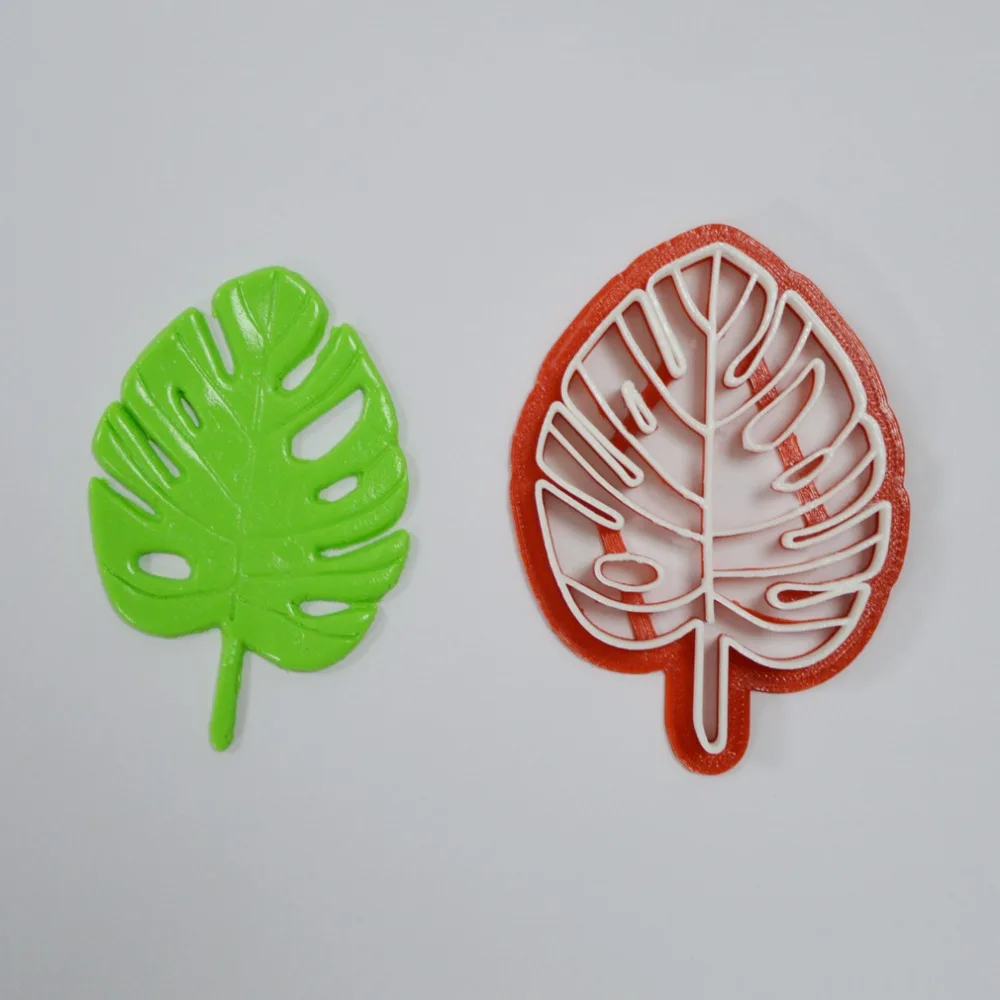 1 шт. формы для украшения торта в виде листьев помадки резак инструменты PLA