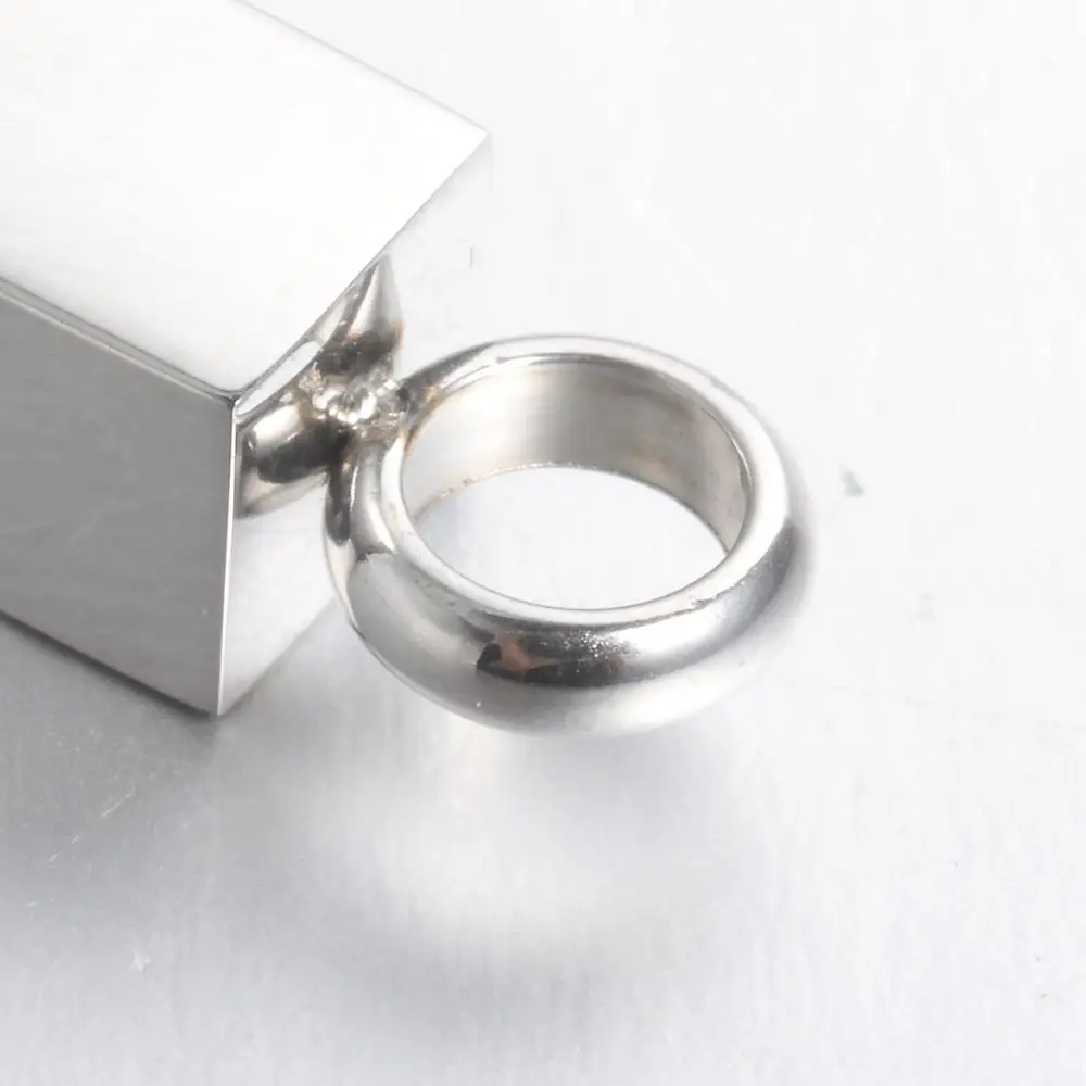 

Cuboid 304 Stainless Steel Pendants, Stainless Steel Color, 36x6x6mm, Hole: 4mm