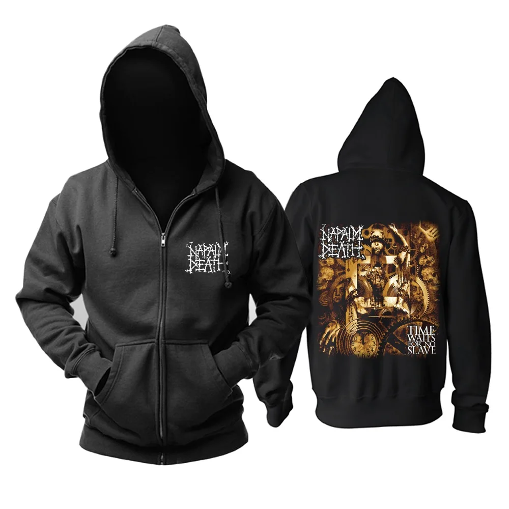 Толстовка Napalm Death из хлопка милая мягкая на молнии толстовка с капюшоном в стиле