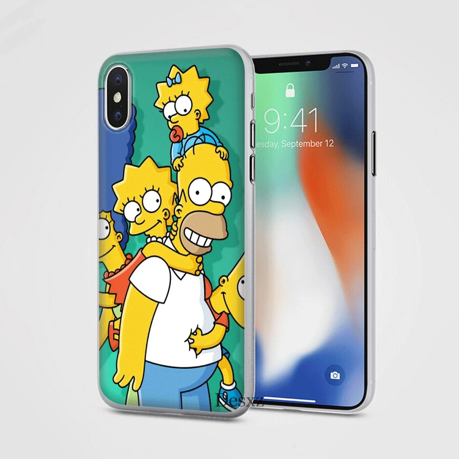 Чехол для мобильного телефона iPhone 7 8 Plus 11 Pro XR X XS Max 5 5S SE 6 6s Симпсонов | Мобильные