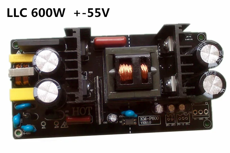 G 023 Llc резонансный мягкое переключение Питание 600w + 55v Напряжение можно настроить