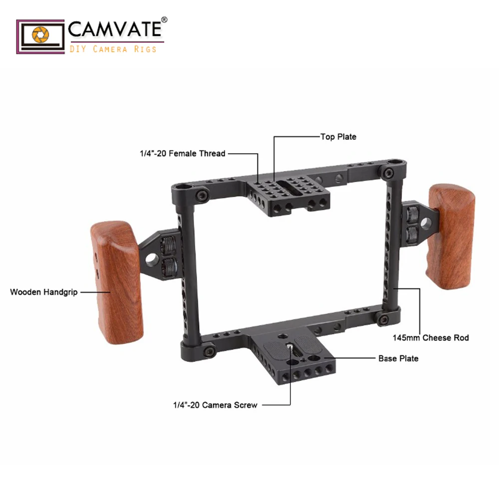 Камера CAMVATE Rig для Canon 650D/600D/550D/500D/450D/7D MarkII/5D Mark11/Nikon D3200/D3300/700D/Sony
