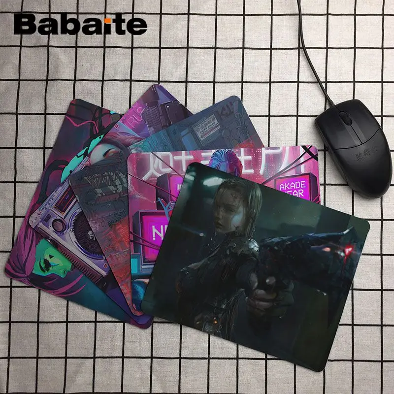 Babaite Punk style girl with a gun Customized MousePads Computer Laptop Anime Mouse Mat Size for 25x29cm Speed Pad | Компьютеры и офис