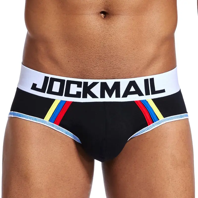 Трусы джоки JOCKMAIL мужские с карманом для пениса Брендовое хлопковое нижнее белье