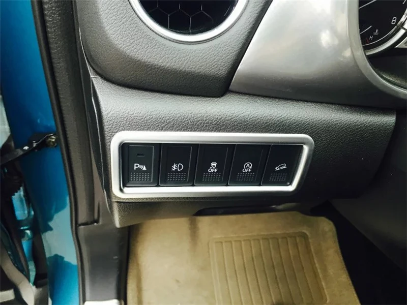 Для 2015 2016 Suzuki Vitara ABS хромированные внутренние противотуманные светильник рамка