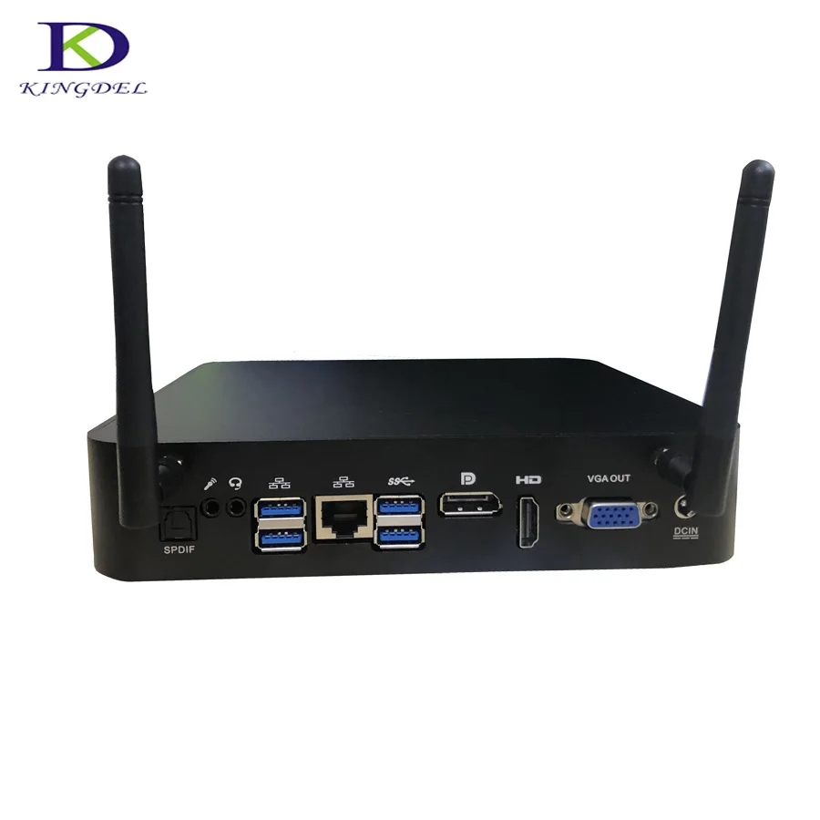 Оперативная Память DDR4 32 ГБ 1 ТБ SSD мини ПК NUC с HDMI VGA DP бесшумный вентилятор Core i7 7700HQ