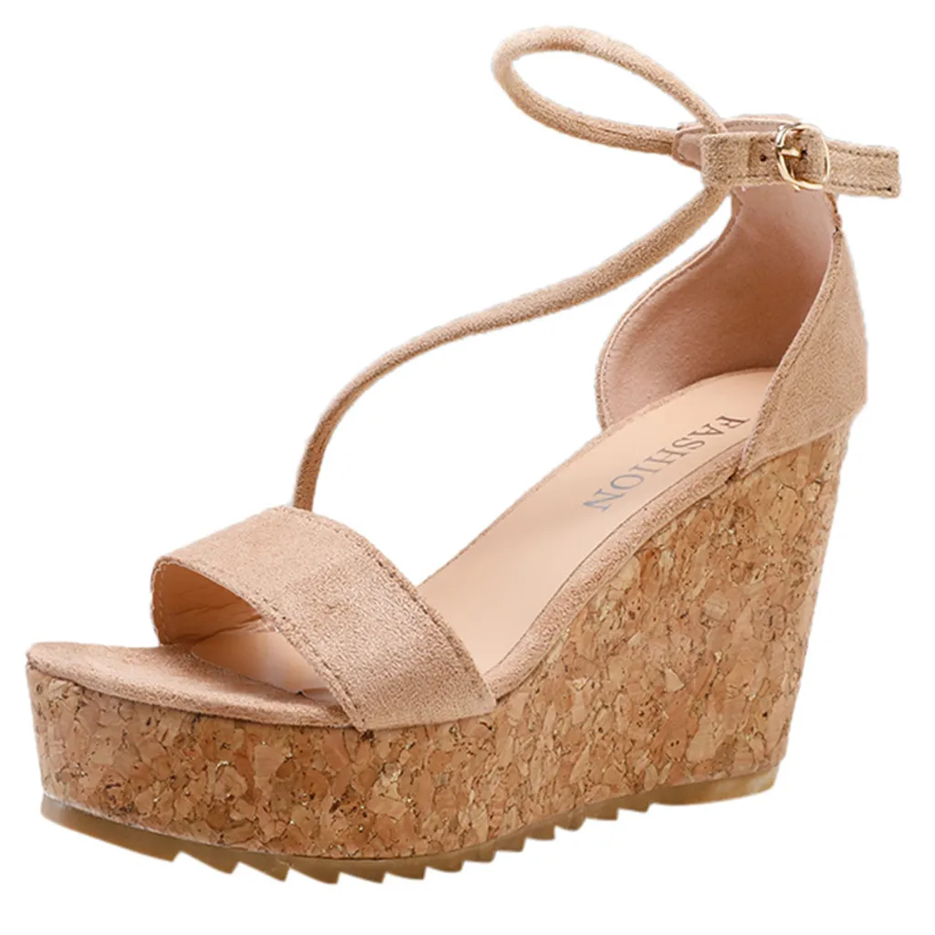 SAGACE женские дышащие сандалии с открытым носком Повседневная однотонная