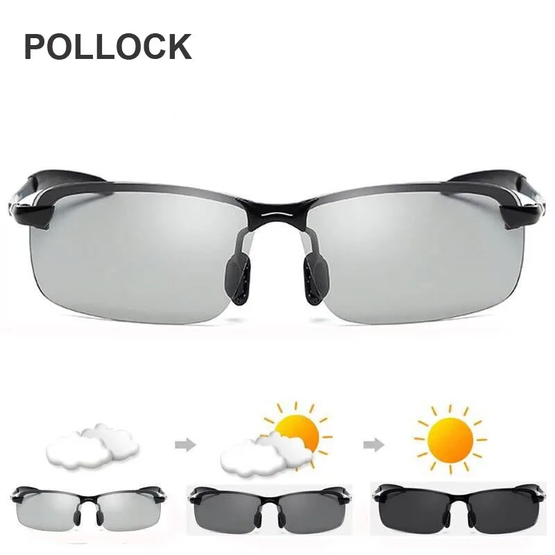 2018 New Driving Photochromic sunglasses men polarized Professional Discoloration Sun Glasses lentes de sol 3043 | Аксессуары для