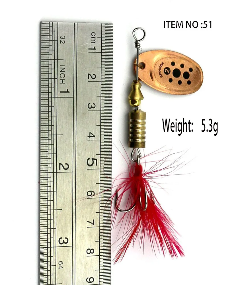 Горячая новинка 2017 вертушка ложка макро Тигр хорошая приманка с крючком для