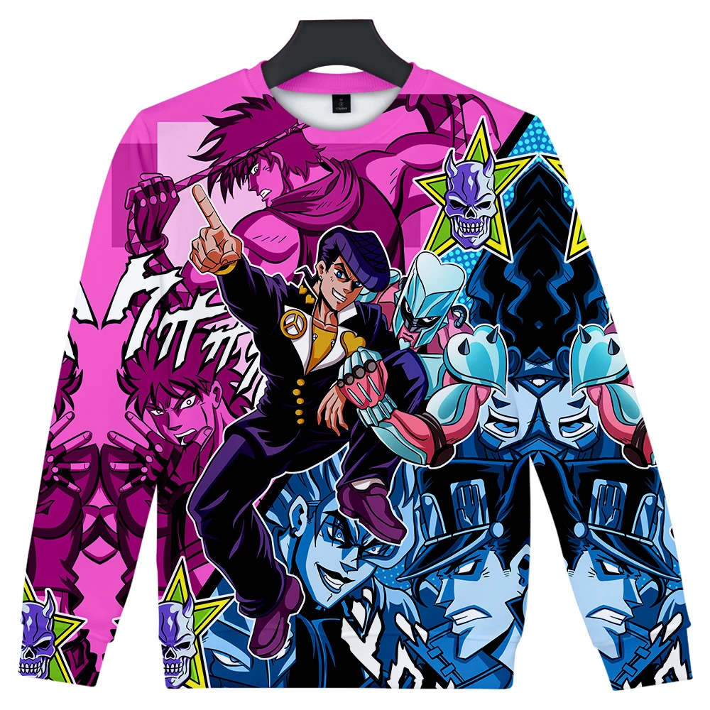 Новинка 2019 JoJo's причудливое приключение 3D принт модный Косплей длинный рукав