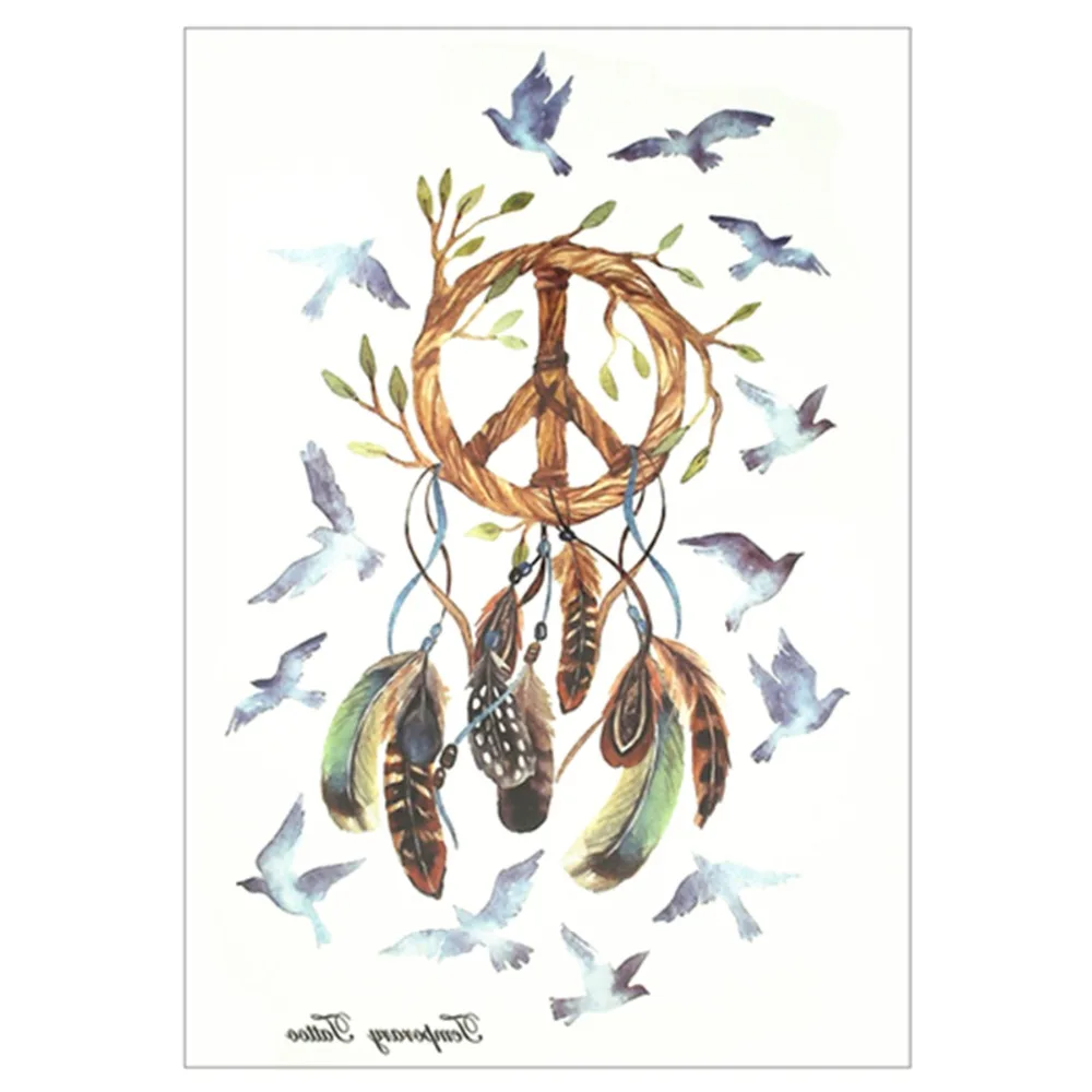 Тату-наклейки Ловец снов 21 х15 см | Красота и здоровье