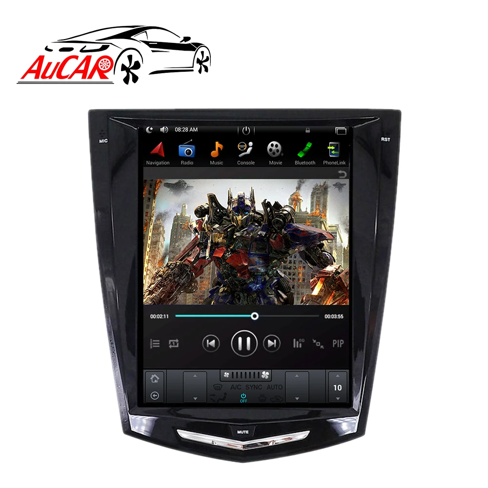 Tesla 2 DIN Android 9 автомобильный Радио GPS навигационный плеер для Cadillac ATS/ATSL/XTS/SRX 2013 2014 2015