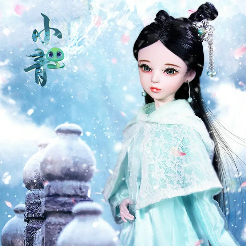 60 см ручная работа 1/3 Bjd куклы FUYAO/JINMI/белая змея большой 23 соединенный китайский
