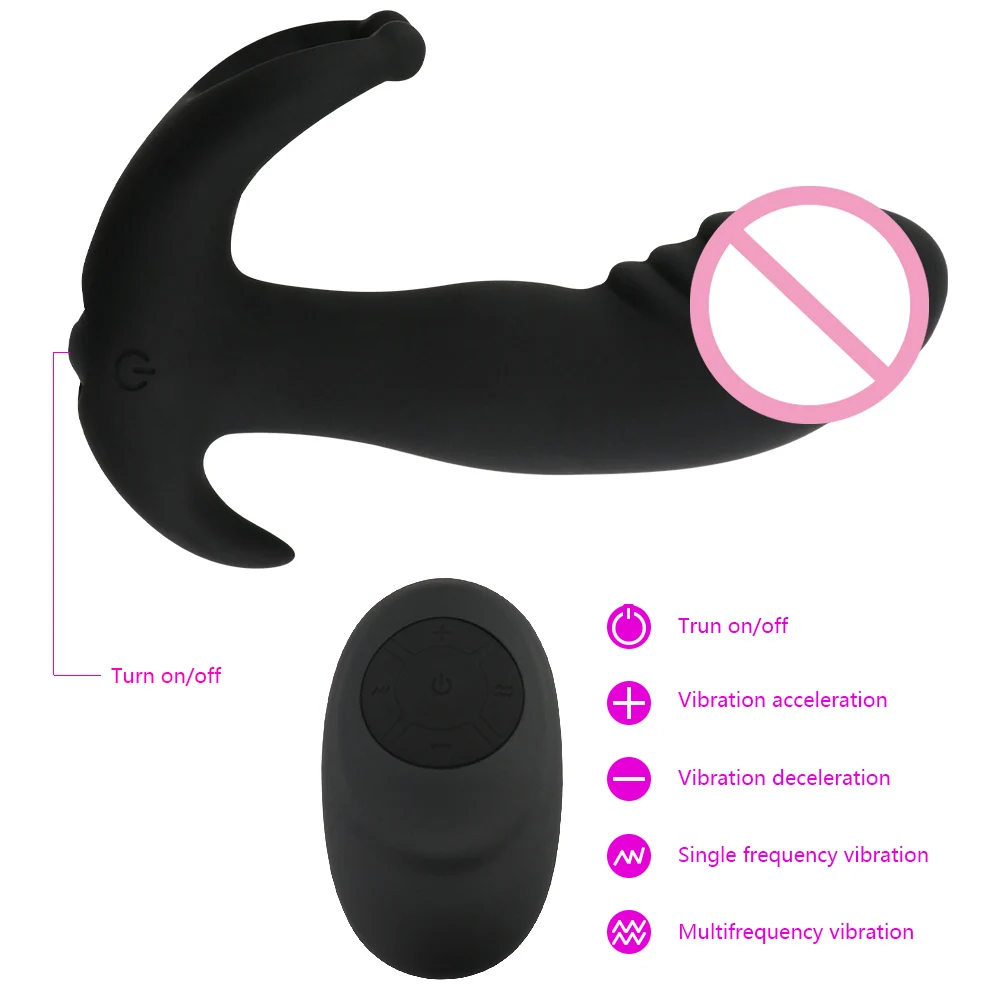 Man nuo Silicone 10 Speeds Prostate Massager Vibrator Anal Plug Sex Toys for Men Women Butt USB Wireless Remote Control | Красота и