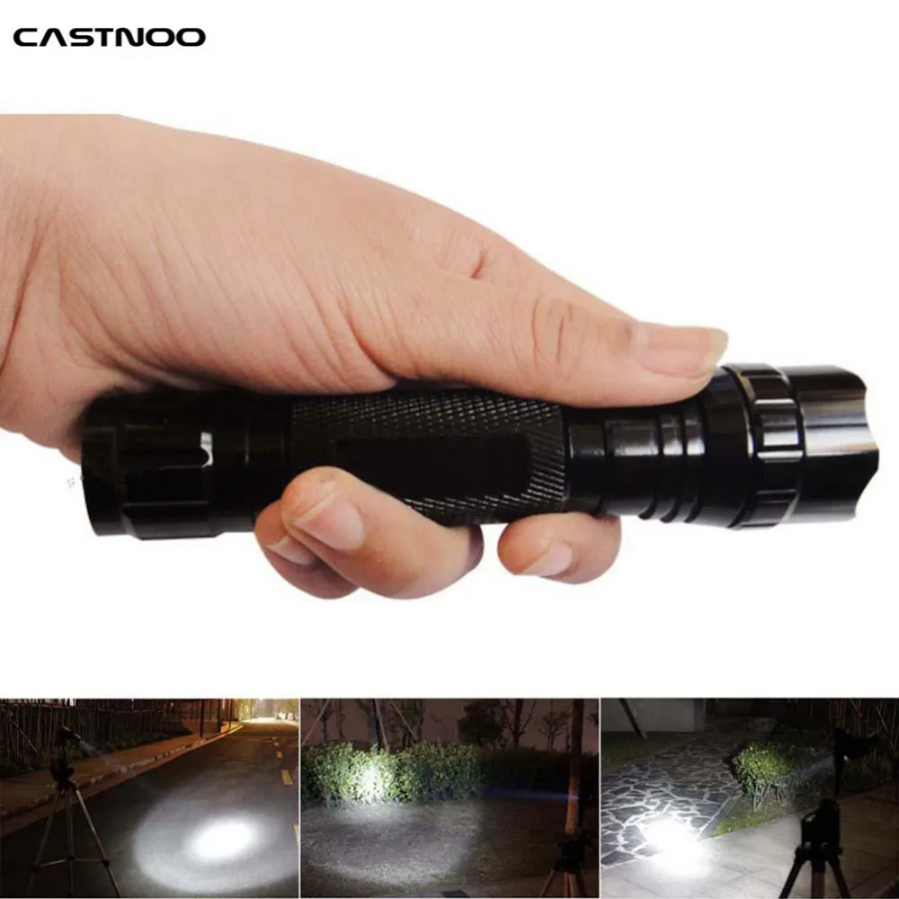 Водонепроницаемый мини светодиодный тактический фонарь 2500лм 5 режимов SOS