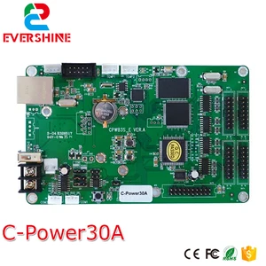 Полноцветный светодиодный экран lintel RGB, C-power30A г., полноцветный светодиодный рекламный дисплей, контроллер экрана