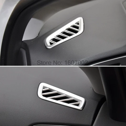 Для Hyundai Elantra Avante 2016 2017 ABS Автомобильный интерьер передний кондиционер вентиляционное отверстие рамка накладка наклейка