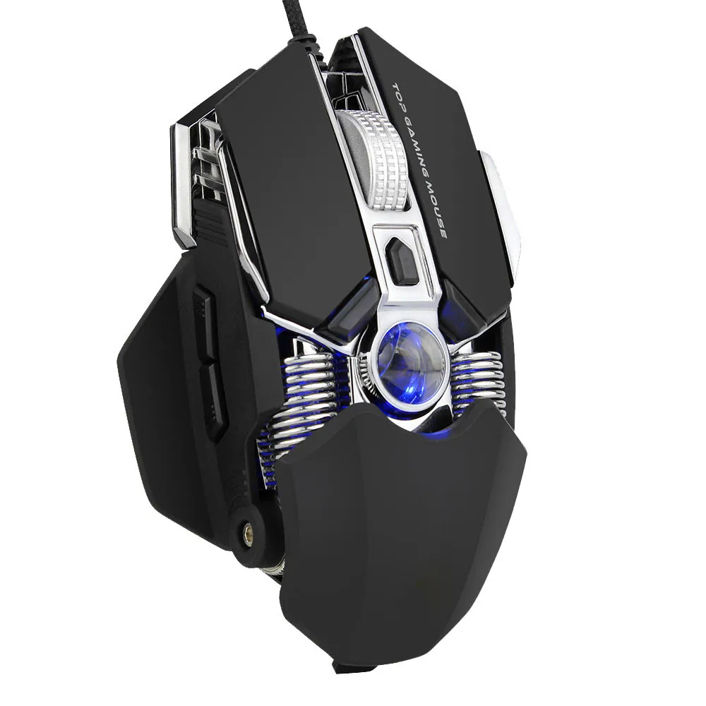 Проводная игровая мышь VOBERRY 2750DPI профессиональная светодиодная оптическая с 9