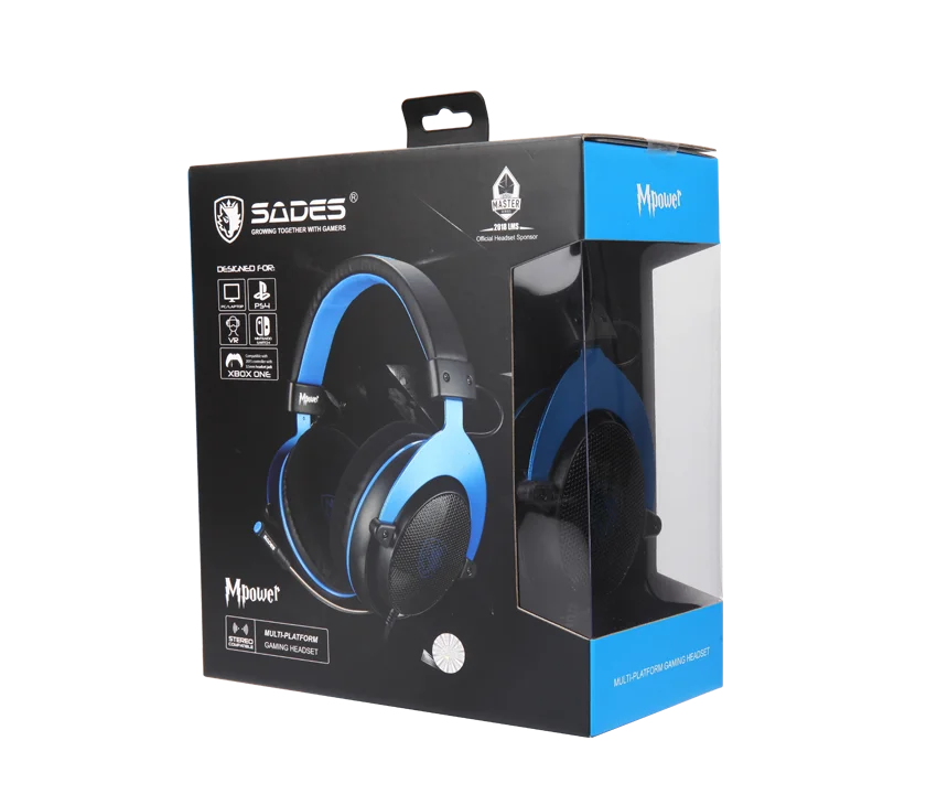 SADES Mpower Gaming Heaset 3 5 мм для ПК/ноутбука/PS4/Xbox One (версия 2015)/Mobile/VR/Nintendo Switch|Наушники и