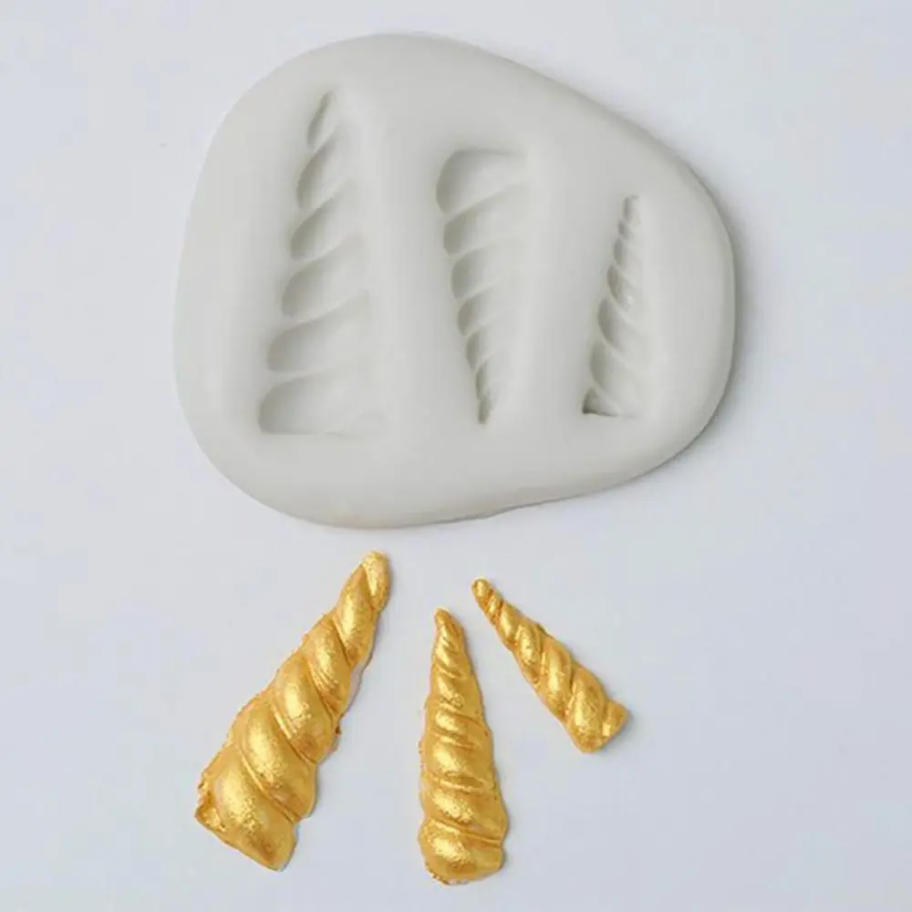 1 шт в форме единорога Fondant (сахарная) силиконовая форма выпечка торта DIY