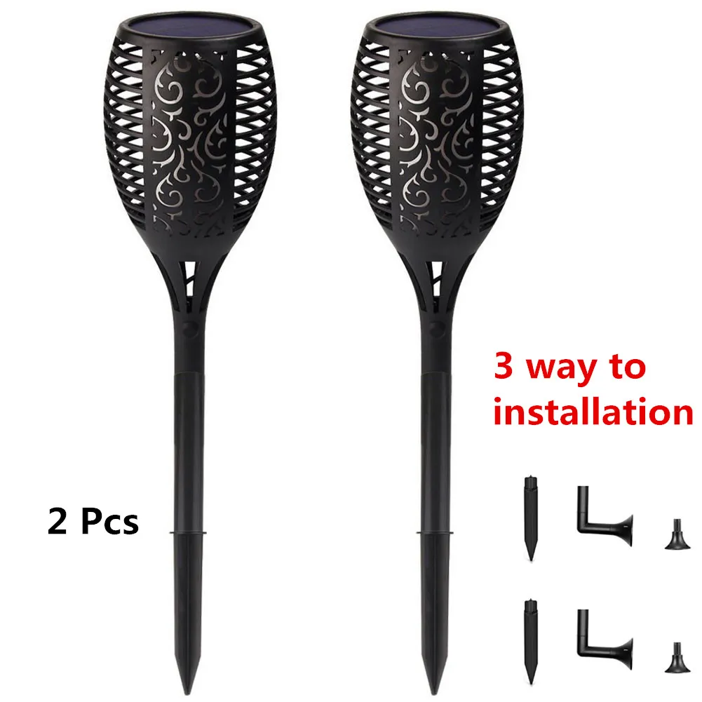 3 Installation Style 4 шт. водонепроницаемый солнечный светильник 96 Светодиодный мерцающий фонарь садовый светильник наружное ландшафтное украшение газон свет - Испускаемый цвет: 3 Installation Style
