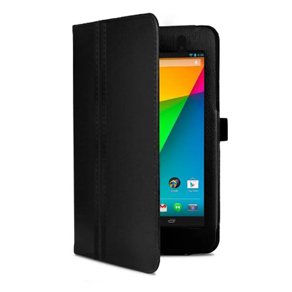 Защитный чехол книжка из искусственной кожи для Google Nexus 7 2 го поколения 2013 с