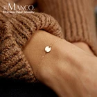 EManco минималистский Браслет с подвесками на заказ для женщин, браслет из нержавеющей стали, регулируемый браслет, ювелирные изделия