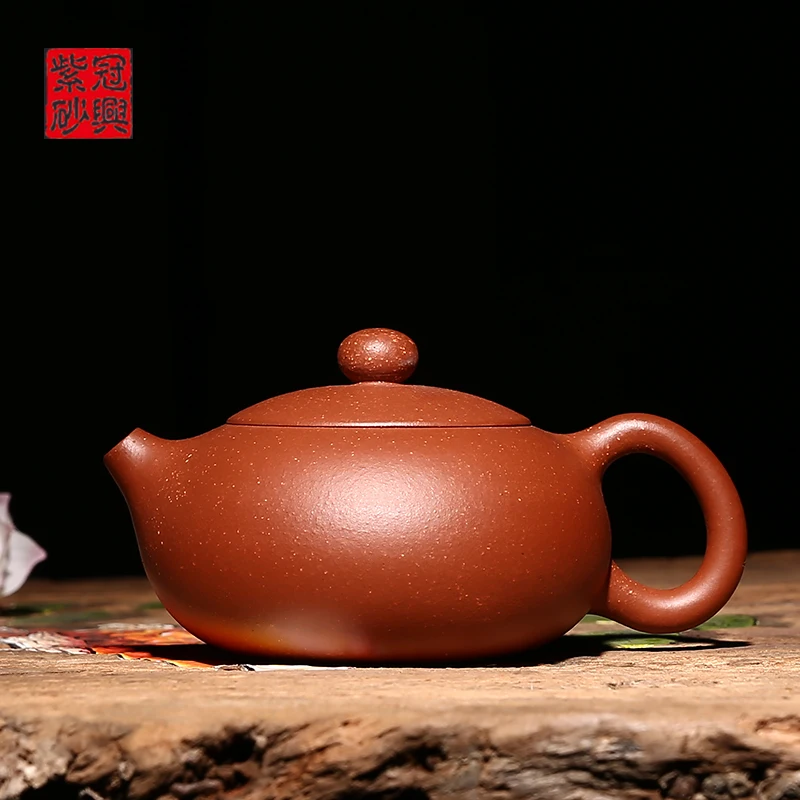 

Yixing teapot full manual teapot beauty Xishi pot special ore sand