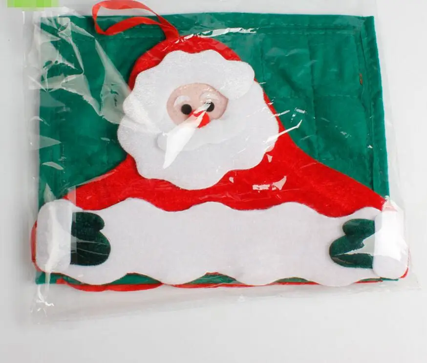 New arrival Classical Chirstmas Santa Claus Non-woven Countdown Calendar Deocration For Home Ornament Gift Bags Decoration | Дом и сад
