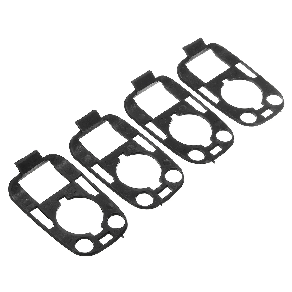 Черная защитная крышка замка L & R дверного чехол накладка с прокладкой