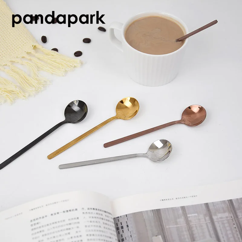 Кухонный инструмент Pandapark Круглые ложки из нержавеющей стали креативная