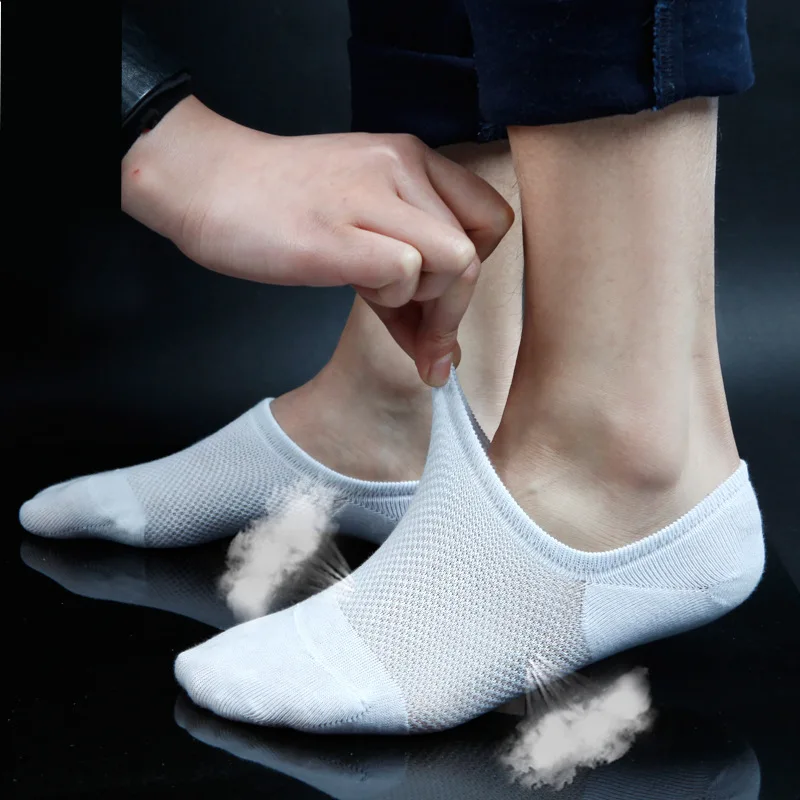 Носки мужские из бамбука и хлопка 6 цветов|ankle socks men|no show sockssocks men |