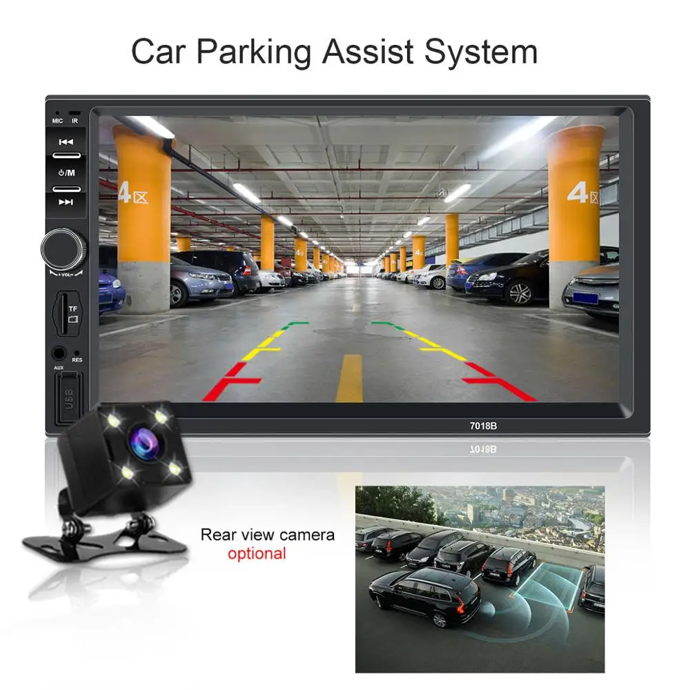 Автомагнитола 2 Din автомагнитола Coche Bluetooth Hd 7 &quotсенсорный экран 2din стерео Oto Teypleri