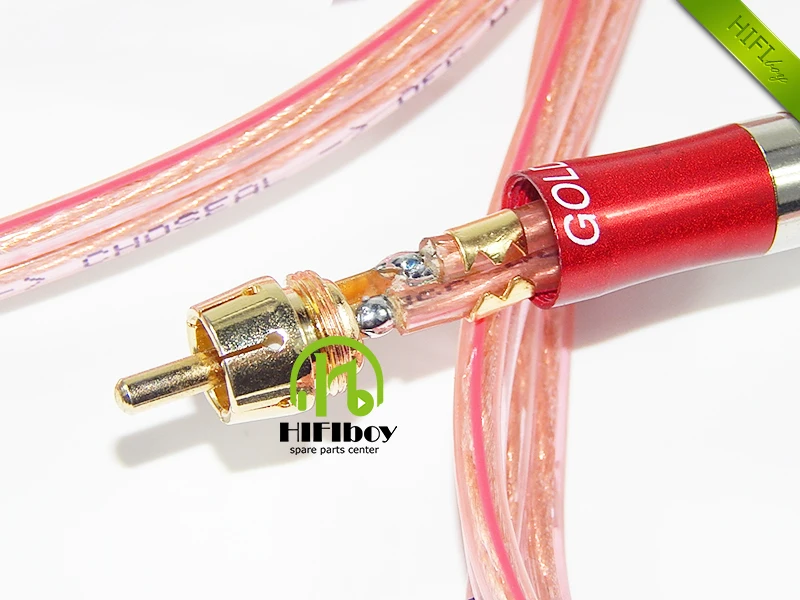Кабель hifi кабель для динамика провод медные позолоченные бананы вилки 50 см 500