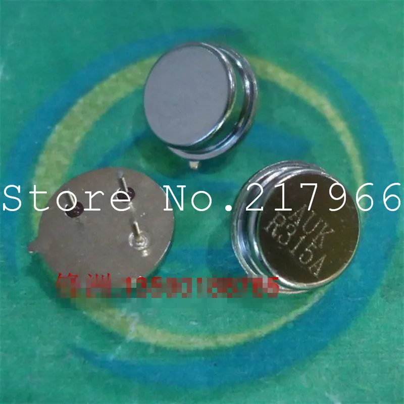 50 шт. X 315 МГц R315A/433 92 R433A/пила AUK TO 39 3 фута м 433 круглые кристаллические осцилляторы