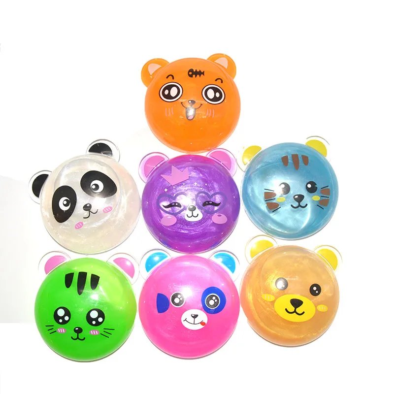 6 шт./лот лидер продаж милая разноцветная глина в виде животных умный пластилин