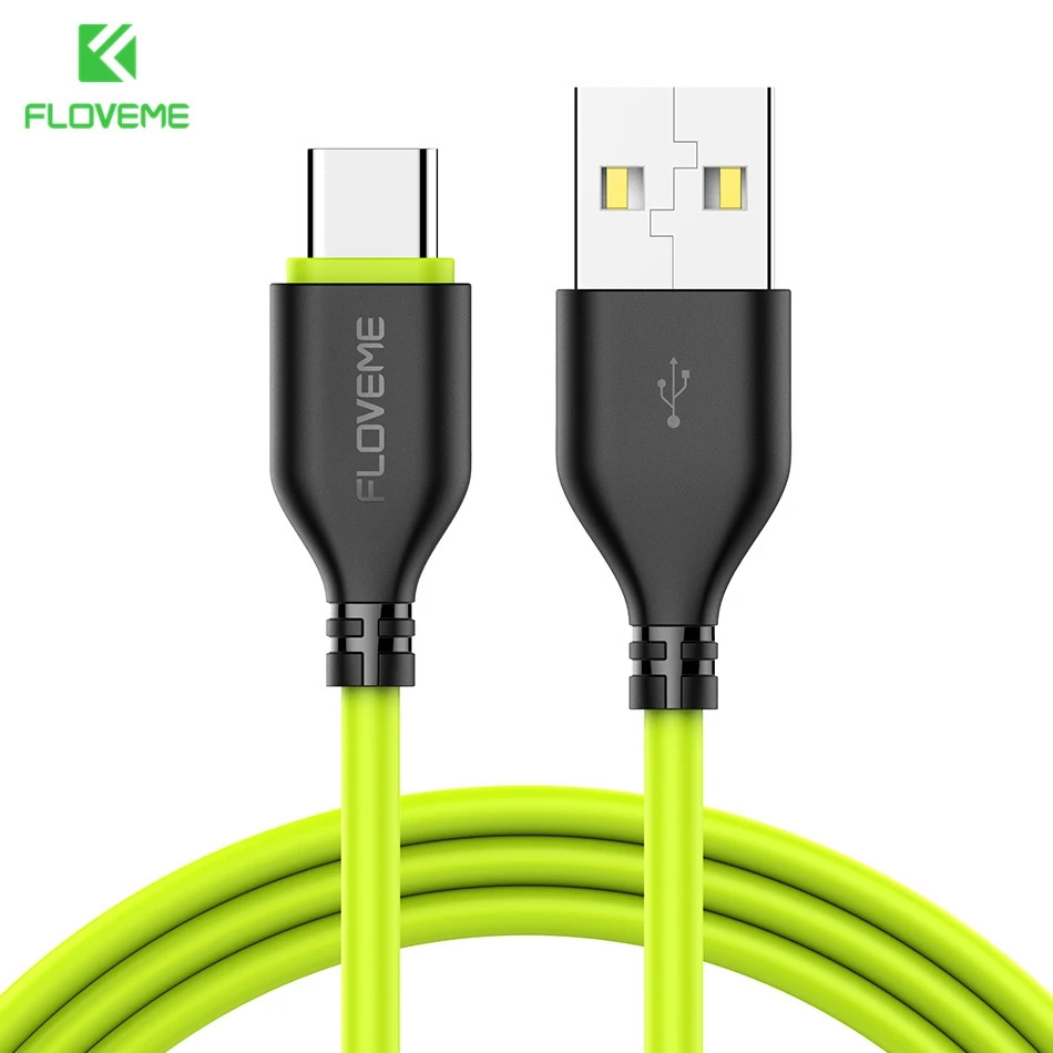 Кабель зарядный FLOVEME USB Type C с поддержкой быстрой зарядки и передачи данных|Кабели